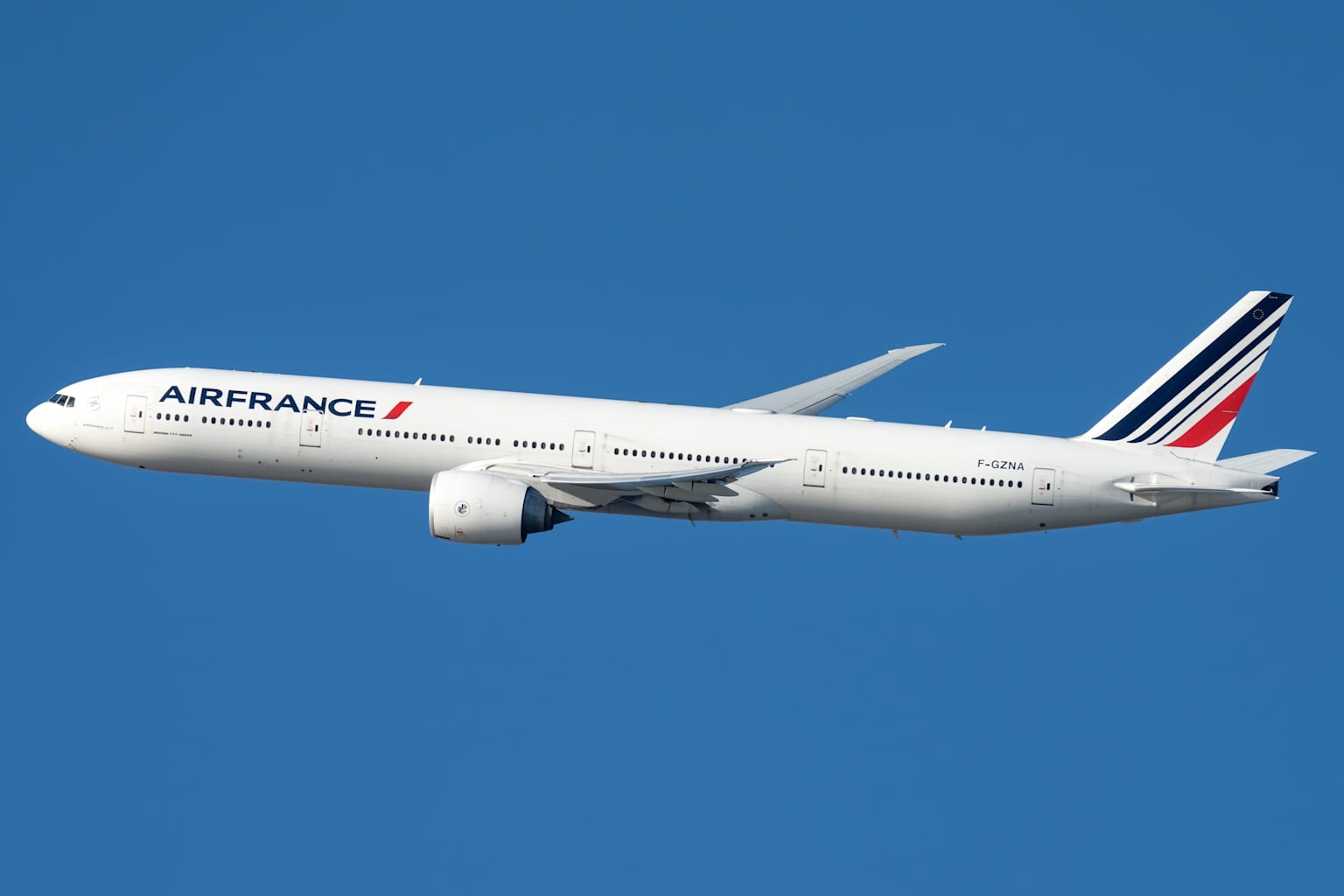Un Boeing 777 Air France en croisière