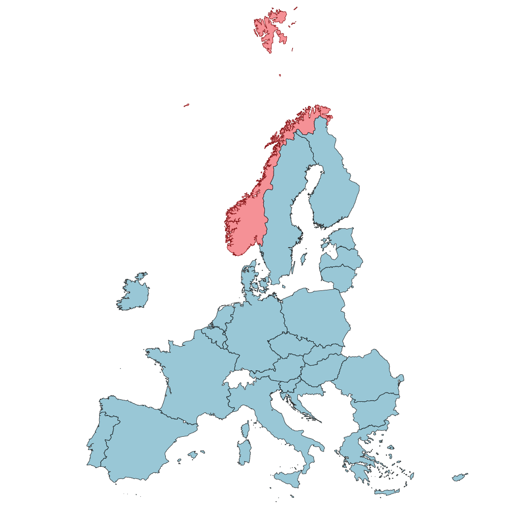 Infographie : La Norvège et l'Union européenne, trente ans de non-membership