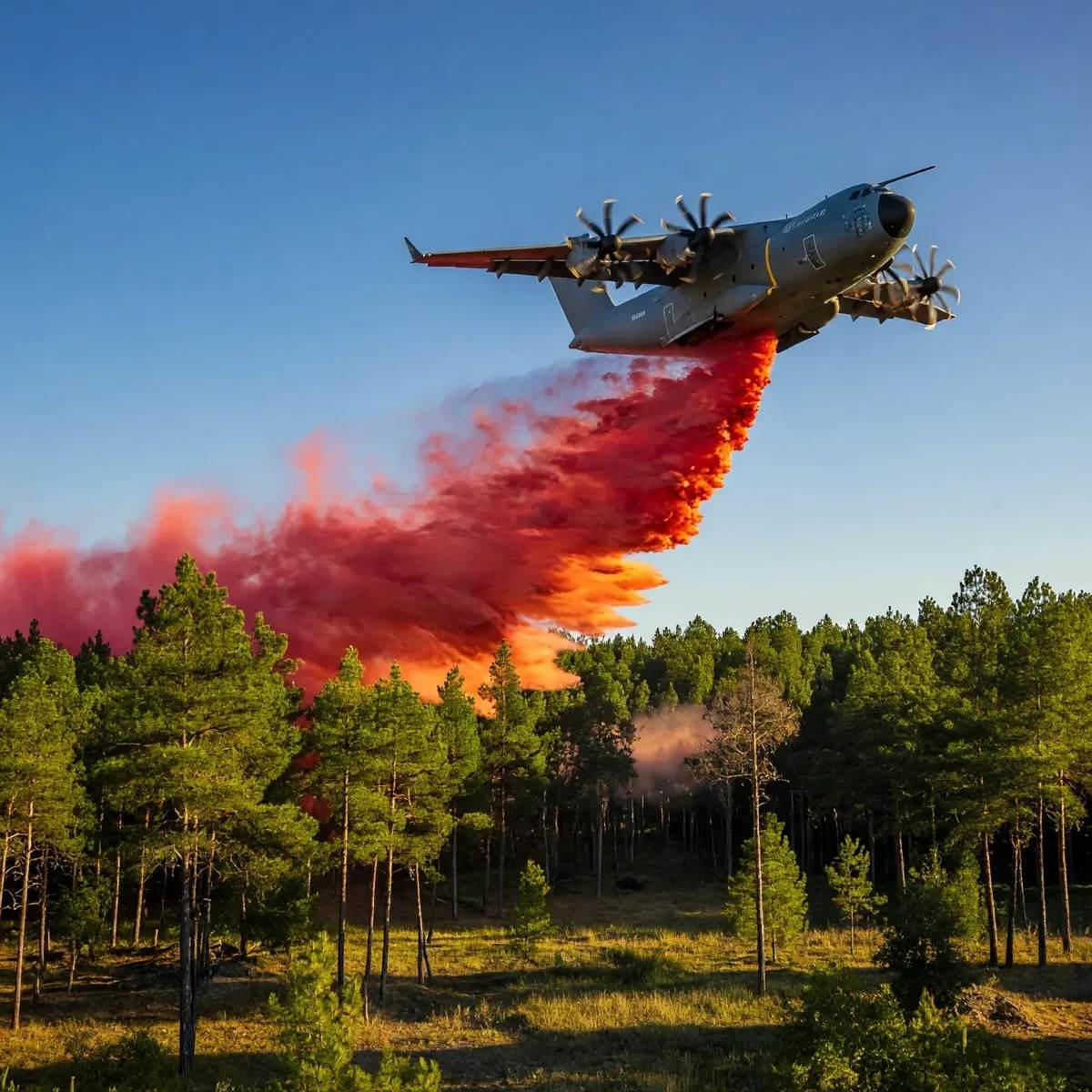 Gironde, first real-world drop by the military A400M